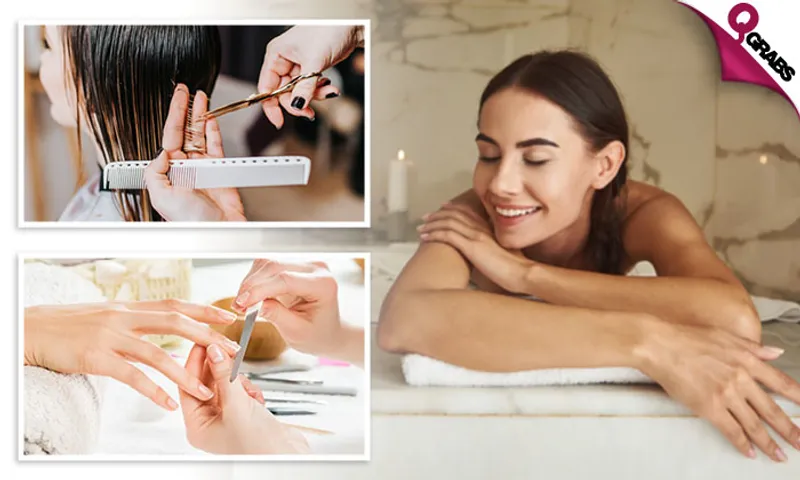Killer Beauty Deal: Moroccan Bath + Mani-Pedi with Color + Hair Trim & Blow-dry!